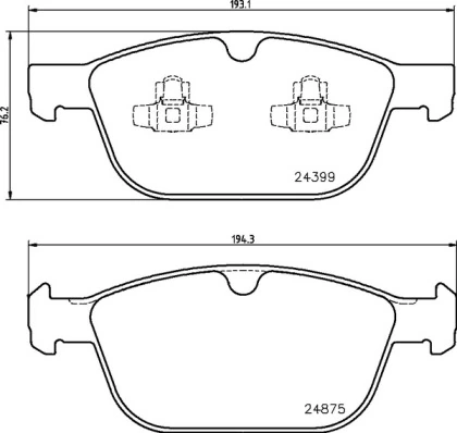 Brake Pad Set, disc brake