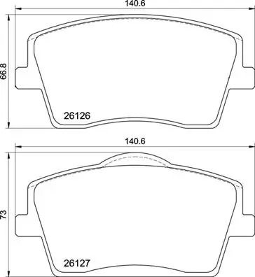 Brake Pad Set, disc brake