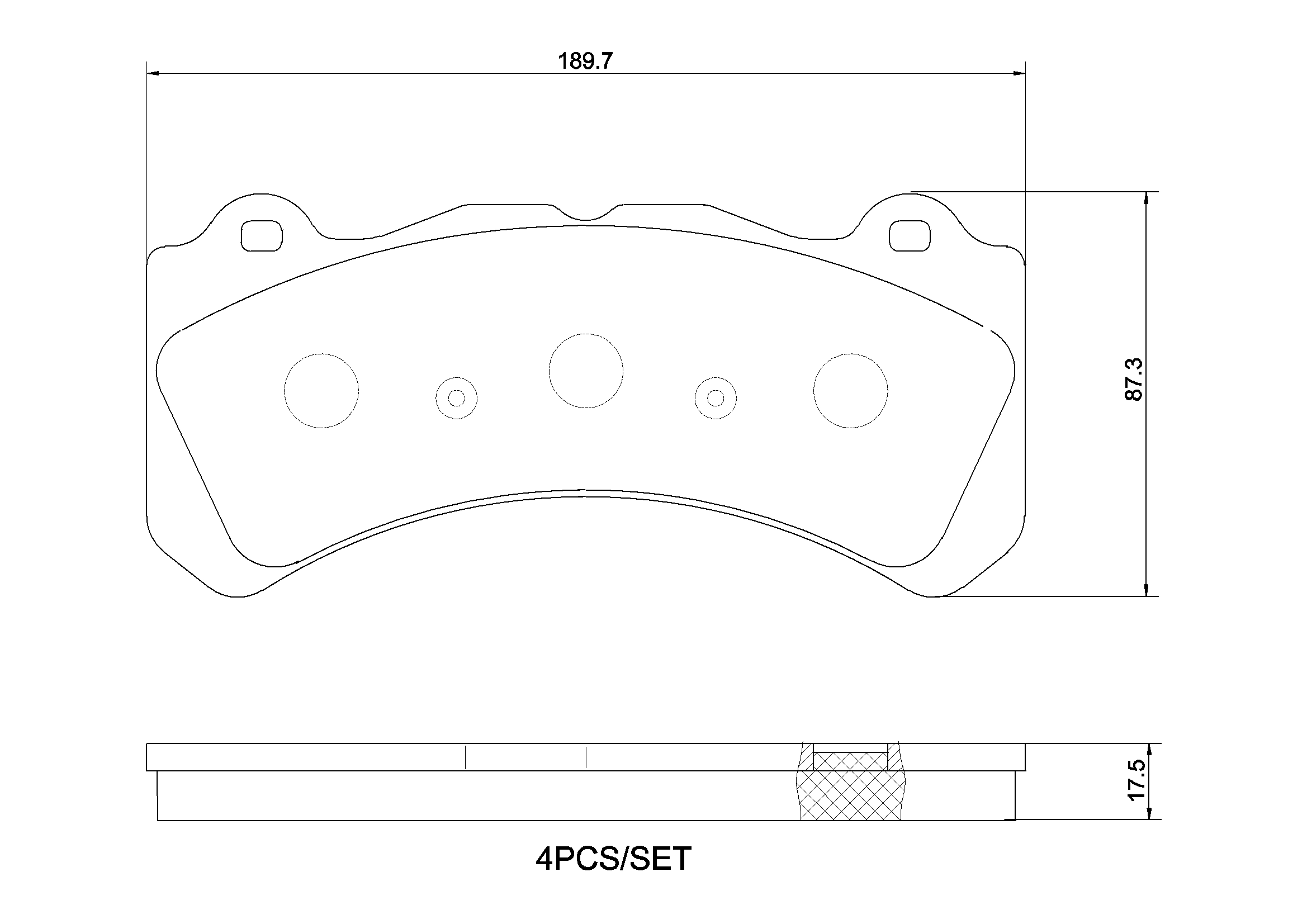Brake Pad Set, disc brake