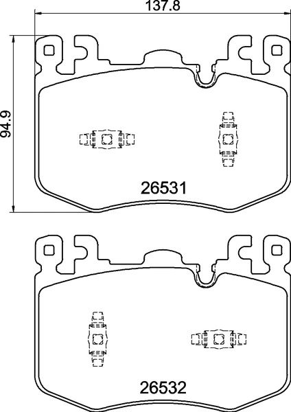Brake Pad Set, disc brake