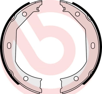 Brake Shoe Set, parking brake