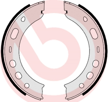 Brake Shoe Set, parking brake