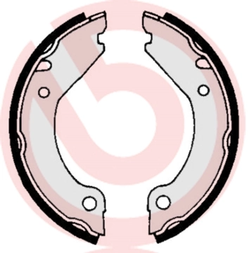 Brake Shoe Set, parking brake