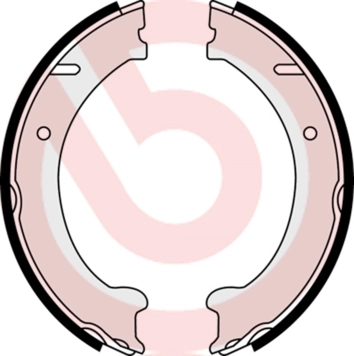 Brake Shoe Set, parking brake