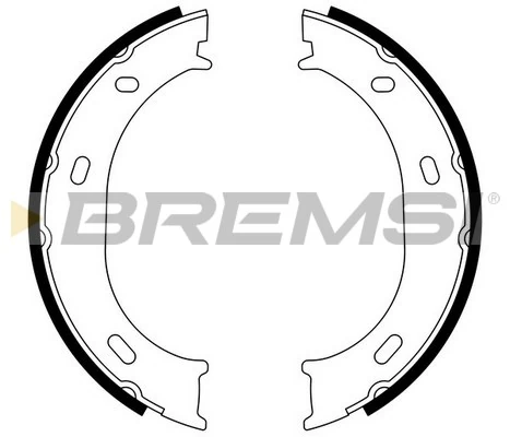 Brake Shoe Set, parking brake