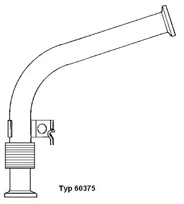 Pipe, EGR valve