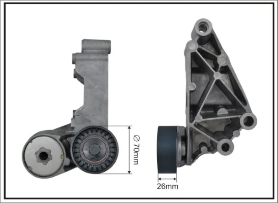 Tensioner Lever, V-ribbed belt