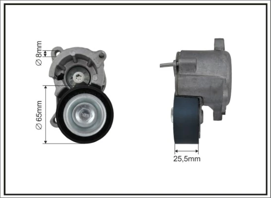 Tensioner Lever, V-ribbed belt