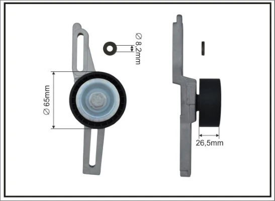 Tensioner Lever, V-ribbed belt