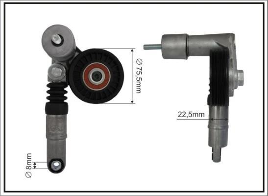Tensioner Lever, V-ribbed belt