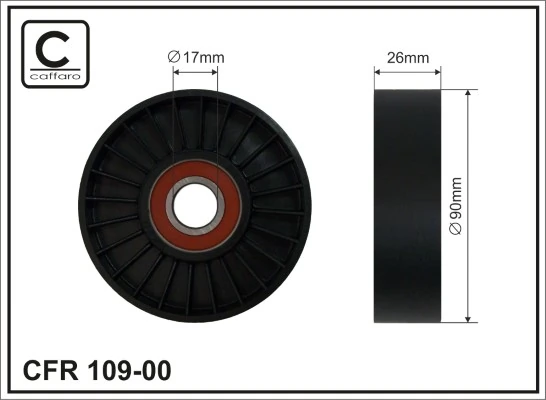 Tensioner Pulley, V-ribbed belt