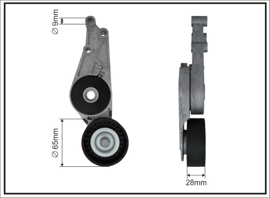 Tensioner Lever, V-ribbed belt