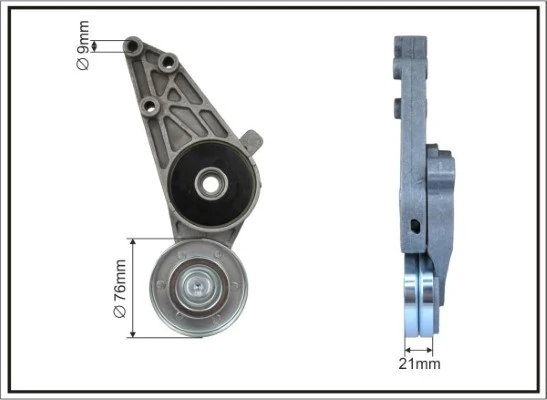 Tensioner Lever, V-ribbed belt