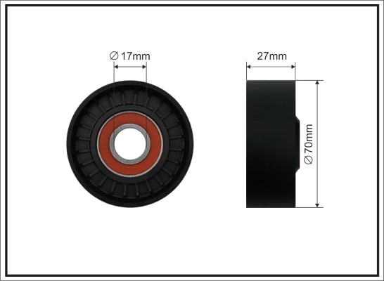 Tensioner Pulley, V-ribbed belt