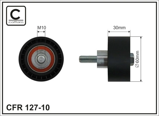 Deflection Pulley/Guide Pulley, timing belt