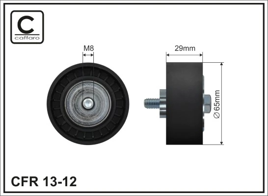 Deflection/Guide Pulley, V-ribbed belt