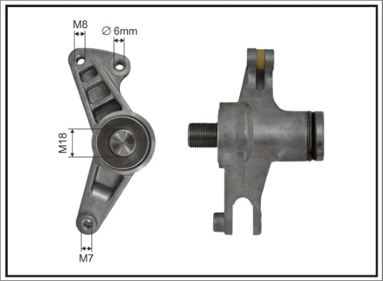 Tensioner Lever, V-ribbed belt