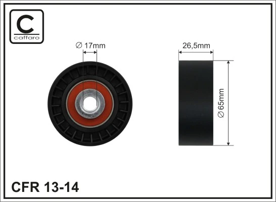 Tensioner Pulley, V-ribbed belt
