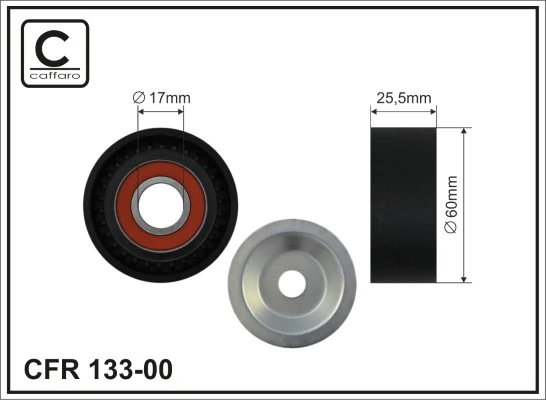 Tensioner Pulley, V-ribbed belt