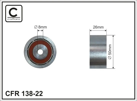 Deflection/Guide Pulley, V-ribbed belt