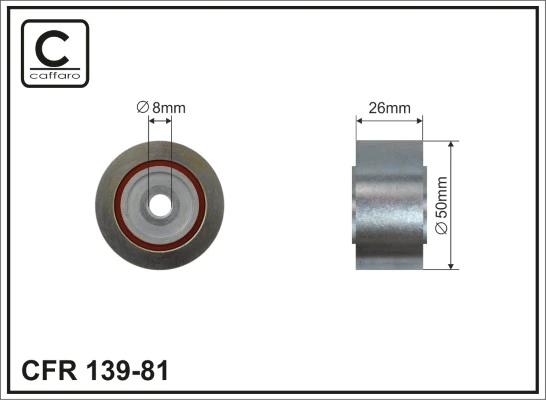 Deflection/Guide Pulley, V-ribbed belt
