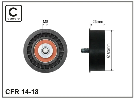 Deflection Pulley/Guide Pulley, timing belt