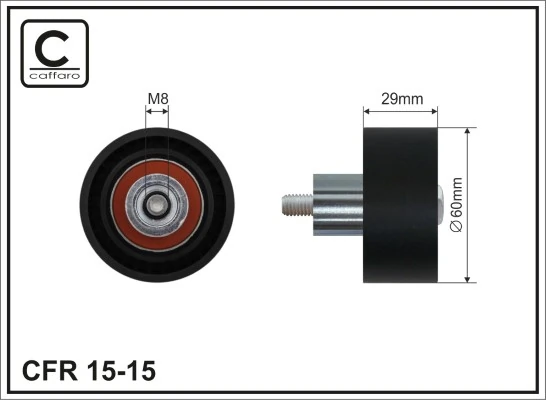 Deflection Pulley/Guide Pulley, timing belt