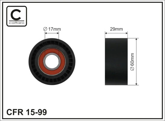 Tensioner Pulley, V-ribbed belt