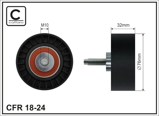 Deflection Pulley/Guide Pulley, timing belt