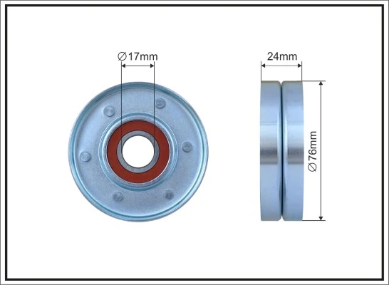 Tensioner Pulley, V-ribbed belt