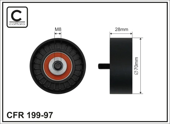 Tensioner Pulley, V-ribbed belt