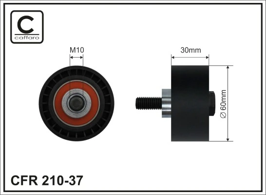 Deflection Pulley/Guide Pulley, timing belt