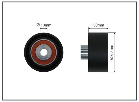 Deflection Pulley/Guide Pulley, timing belt