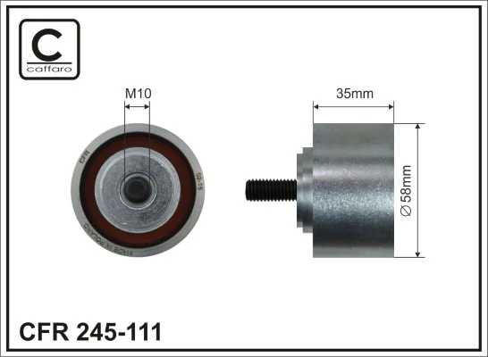 Deflection Pulley/Guide Pulley, timing belt