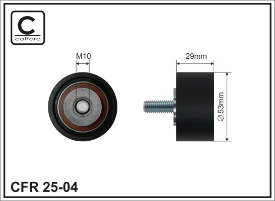 Deflection Pulley/Guide Pulley, timing belt