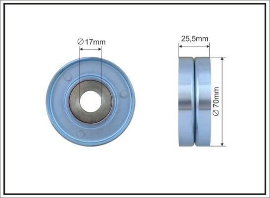 Tensioner Pulley, V-ribbed belt