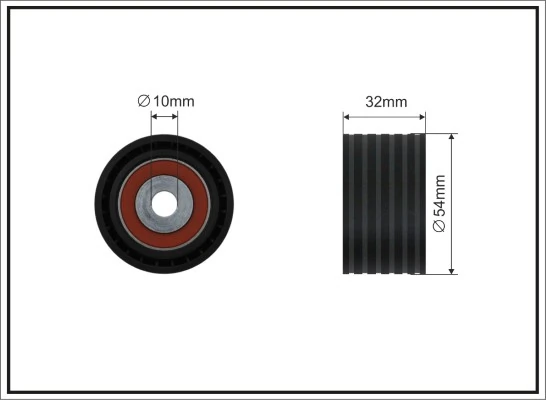 Deflection Pulley/Guide Pulley, timing belt