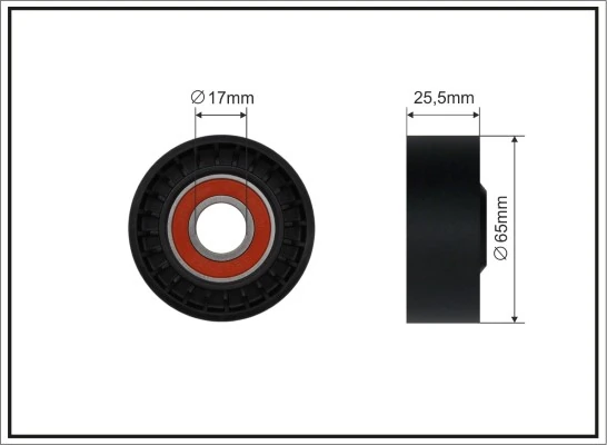 Tensioner Pulley, V-ribbed belt