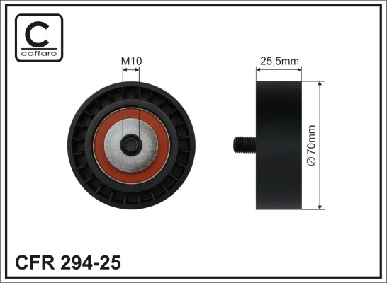 Tensioner Pulley, V-ribbed belt