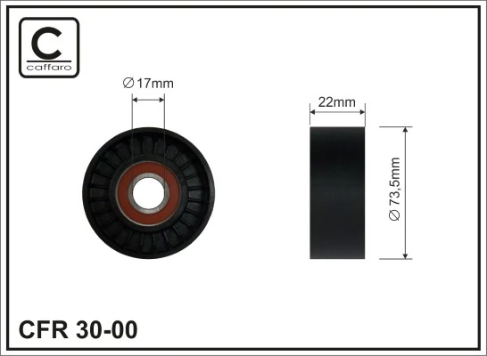 Tensioner Pulley, V-ribbed belt