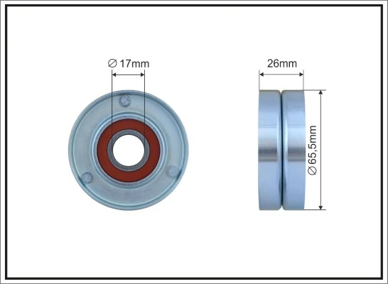 Tensioner Pulley, V-ribbed belt