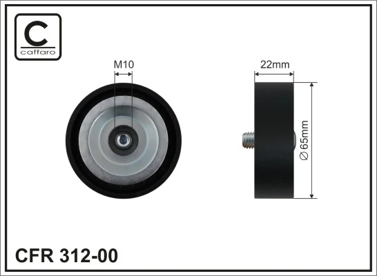 Deflection/Guide Pulley, V-ribbed belt