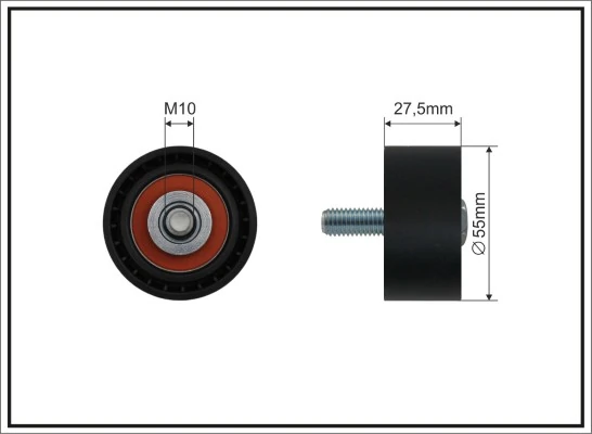 Deflection Pulley/Guide Pulley, timing belt