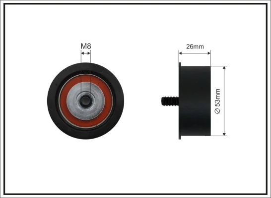 Deflection Pulley/Guide Pulley, timing belt