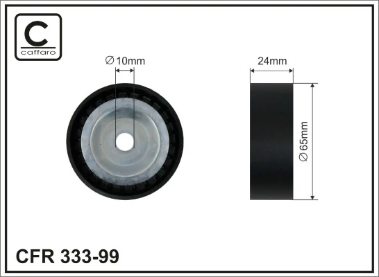 Tensioner Pulley, V-ribbed belt