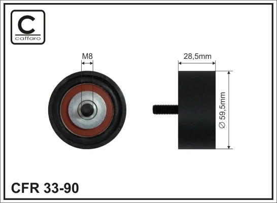Deflection Pulley/Guide Pulley, timing belt