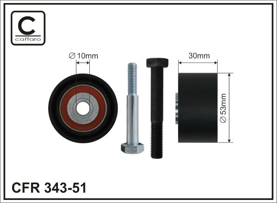 Deflection Pulley/Guide Pulley, timing belt
