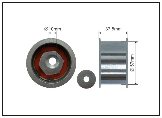 Deflection Pulley/Guide Pulley, timing belt