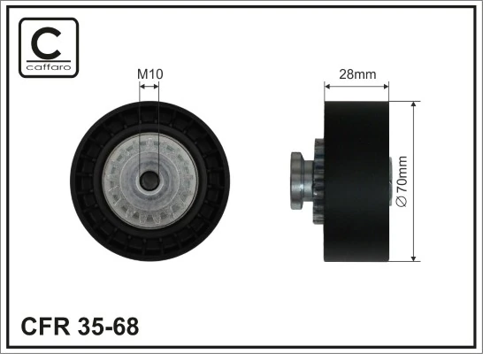 Tensioner Pulley, V-ribbed belt
