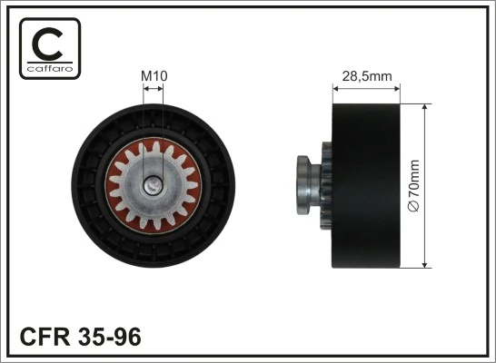 Tensioner Pulley, V-ribbed belt